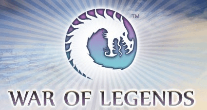 Logo of War of Legends, an online strategy game featuring mythological heroes and ancient kingdoms.