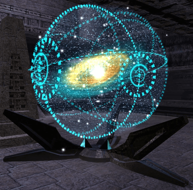 Star Forge Map hologram from Star Wars Knights of the Old Republic, concept image for LEGO Star Wars GWP build.